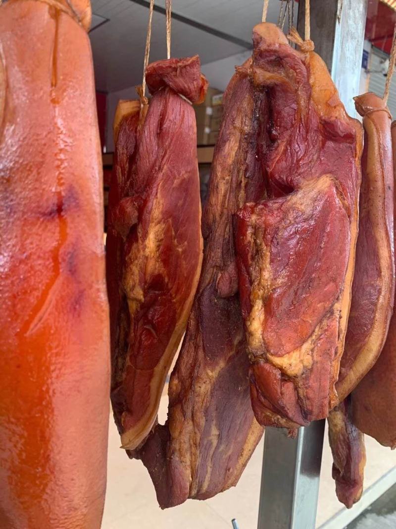 正宗农家烟熏腊肉江湖地摊暴利热卖产品，便宜腊肉