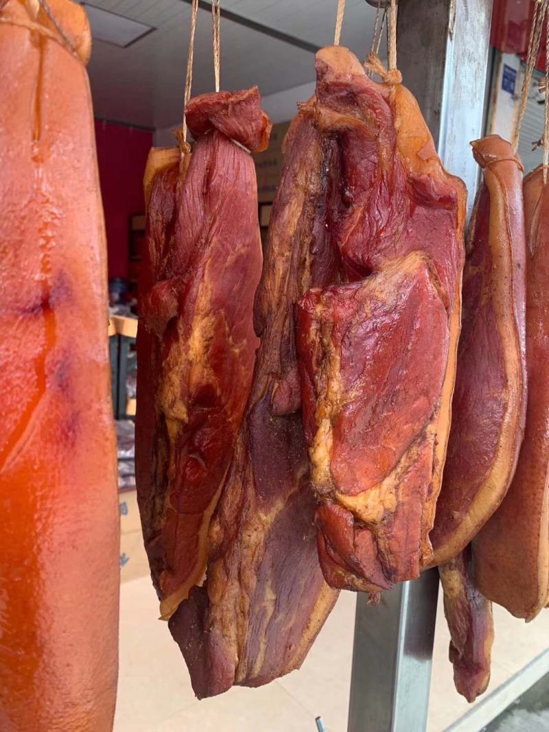 正宗农家烟熏腊肉江湖地摊暴利热卖产品，便宜腊肉