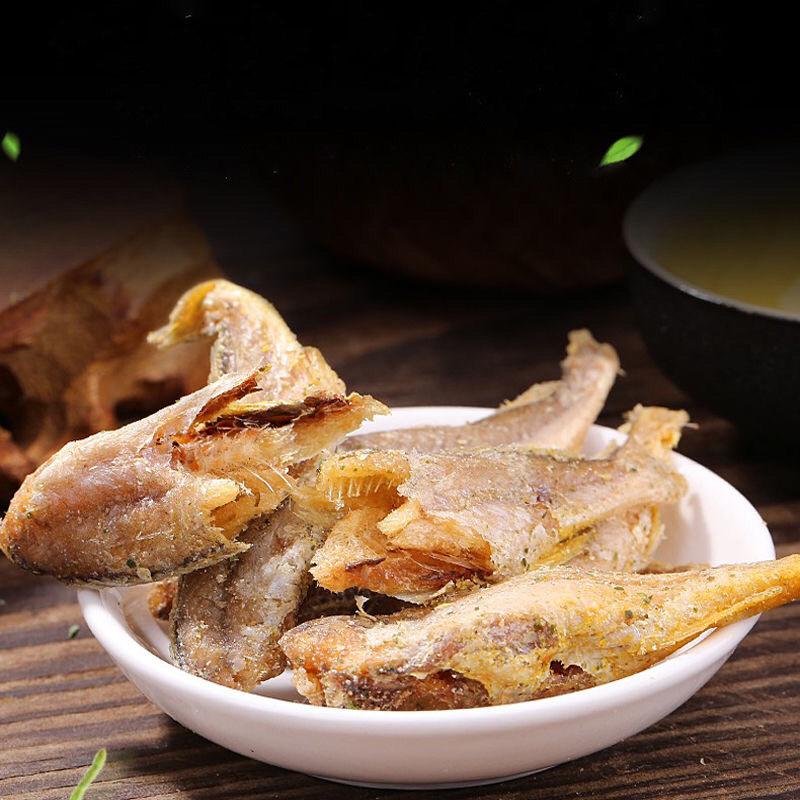 香酥小黄鱼非油炸香酥小黄鱼网红款碳烤小黄鱼