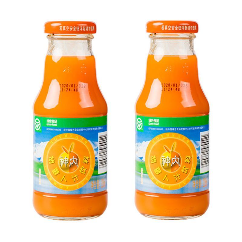 神内胡萝卜汁饮料238ml*12瓶新疆特产食品果蔬汁