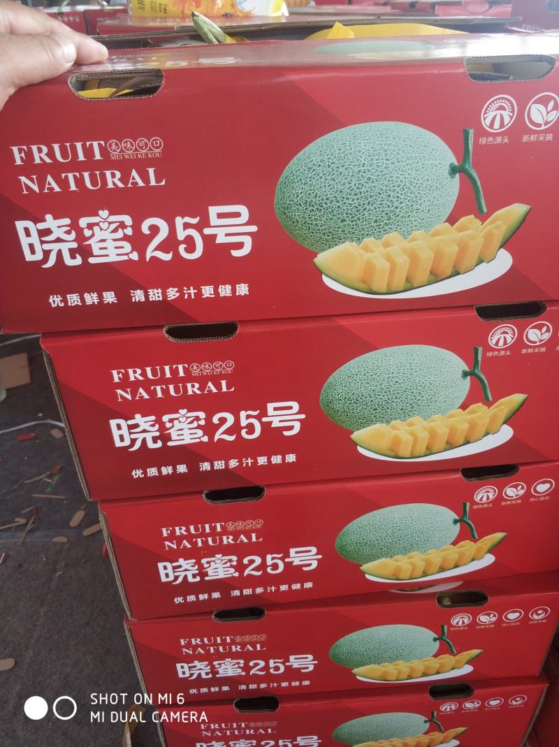 哈密瓜小蜜青皮3斤打底