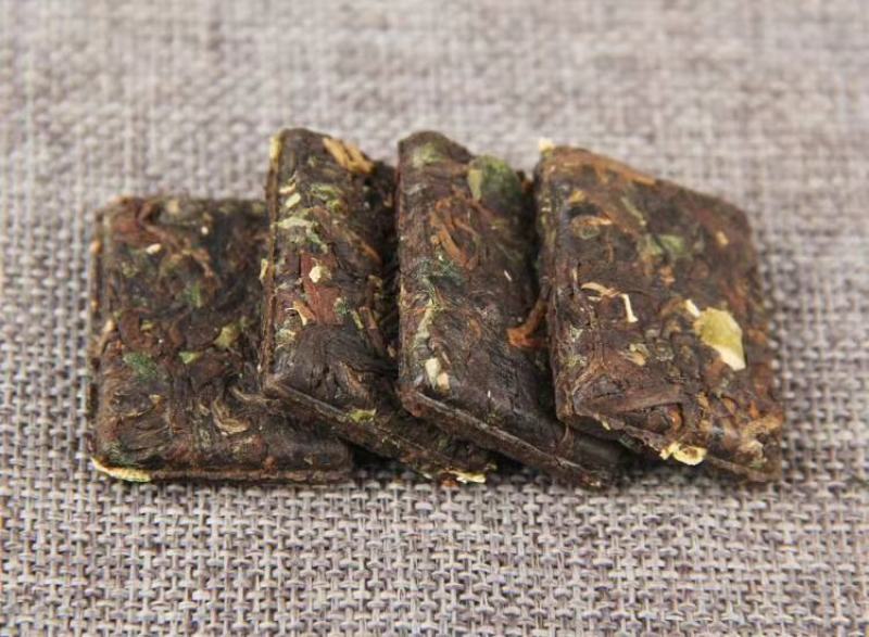 糯香普洱熟茶1斤共2罐糯米香方砖普洱茶砖糯香普洱茶