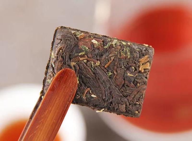 糯香普洱熟茶1斤共2罐糯米香方砖普洱茶砖糯香普洱茶