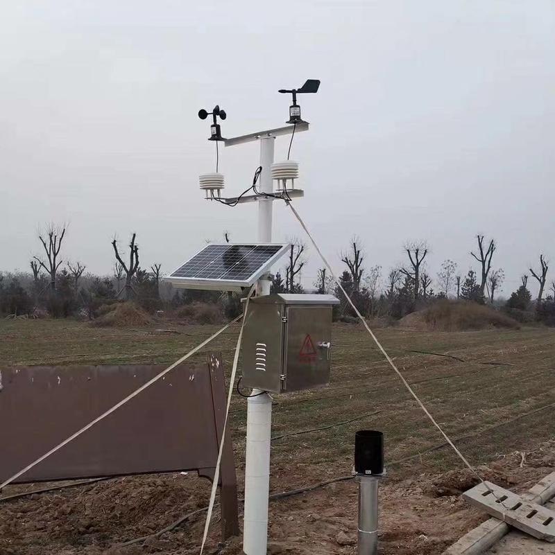 农用气象站测温度湿度雨水风向等九大要素各种检测水肥一体化