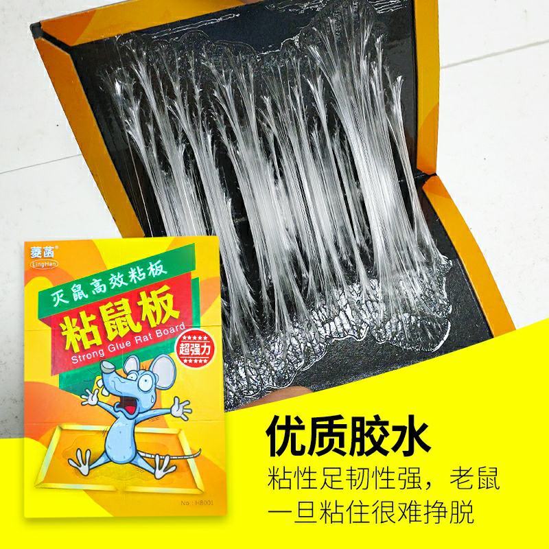 粘鼠板抓粘老鼠贴老鼠胶药捕鼠抓鼠器捕鼠器