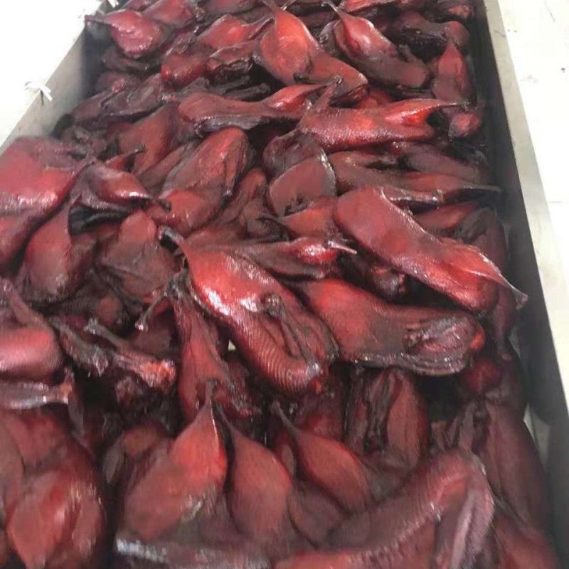 新鲜冷冻半成品酱鸭片20斤15片左右卤菜店酒店冷菜特色厂