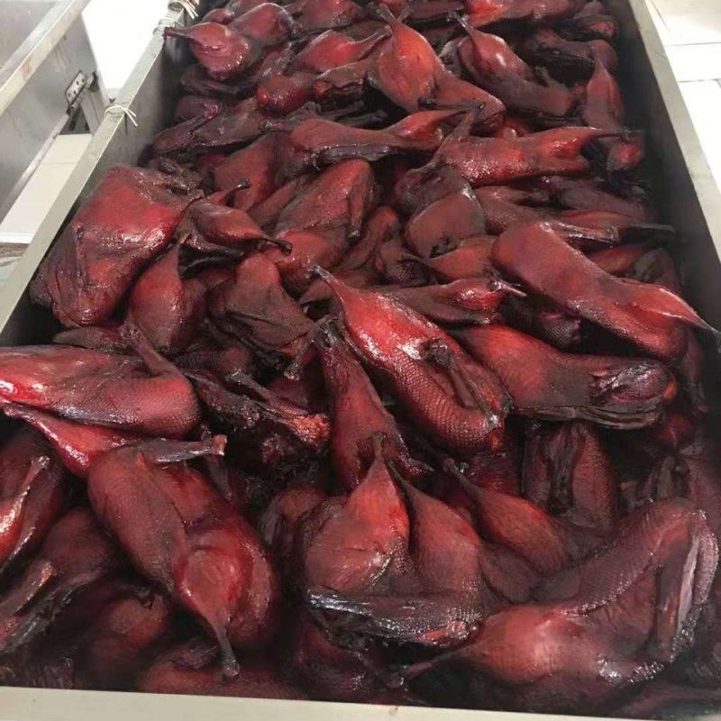 新鲜冷冻半成品酱鸭片20斤15片左右卤菜店酒店冷菜特色厂