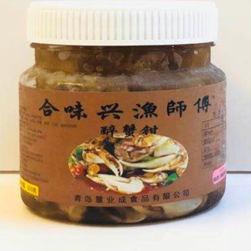 合味兴鱼师傅醉蟹钳600克*12瓶/箱，量大价格美丽