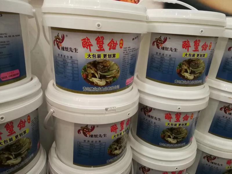 合味兴鱼师傅醉蟹钳600克*12瓶/箱，量大价格美丽