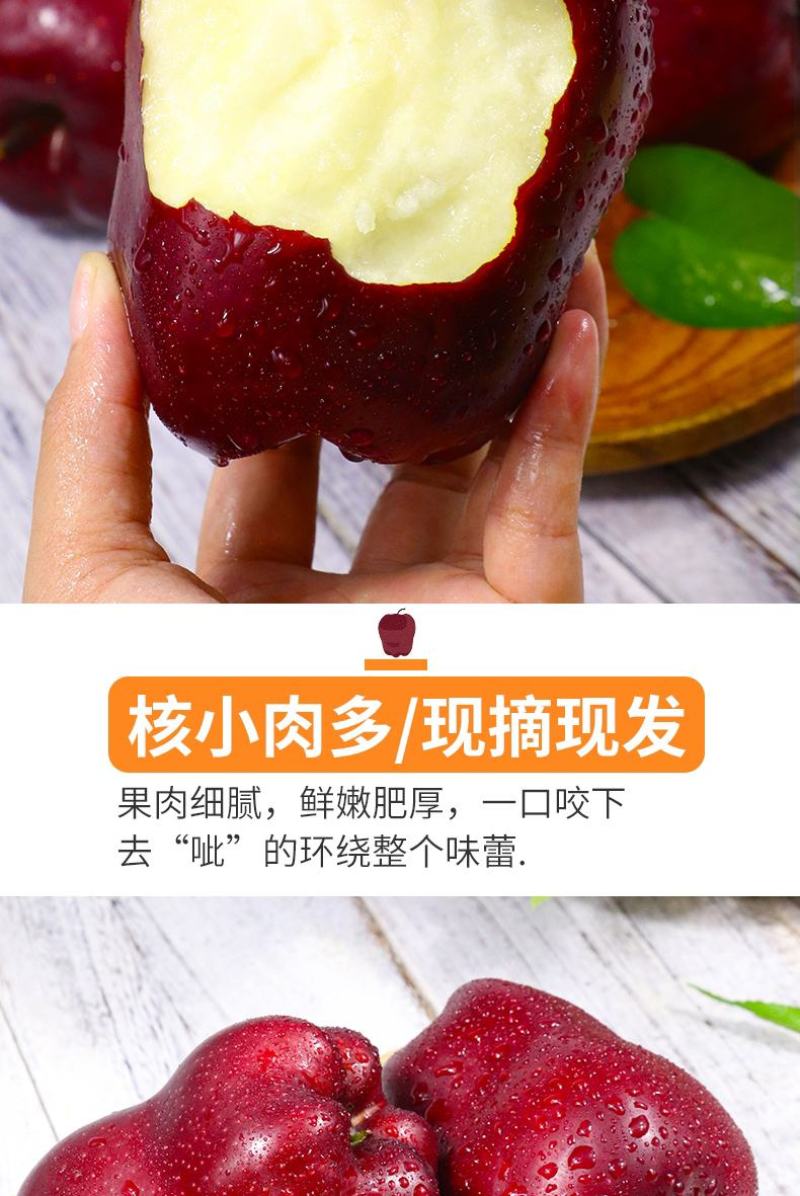 甘肃天水花牛苹果水果新鲜当季整箱包邮10红蛇大果粉面刮泥
