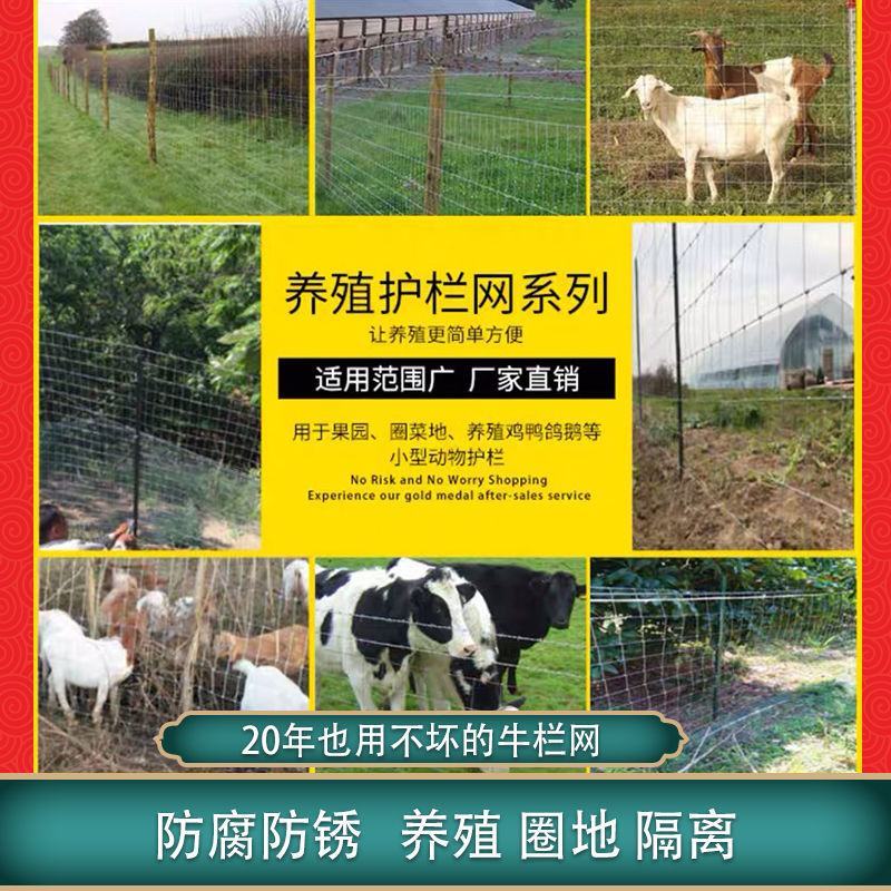 热镀锌养殖网牛栏网养猪养羊养牛防护网草原网量大从优