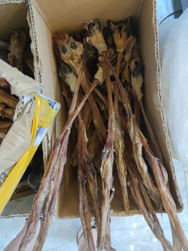 鹿筋干500克鹿蹄筋干货吉林梅花鹿