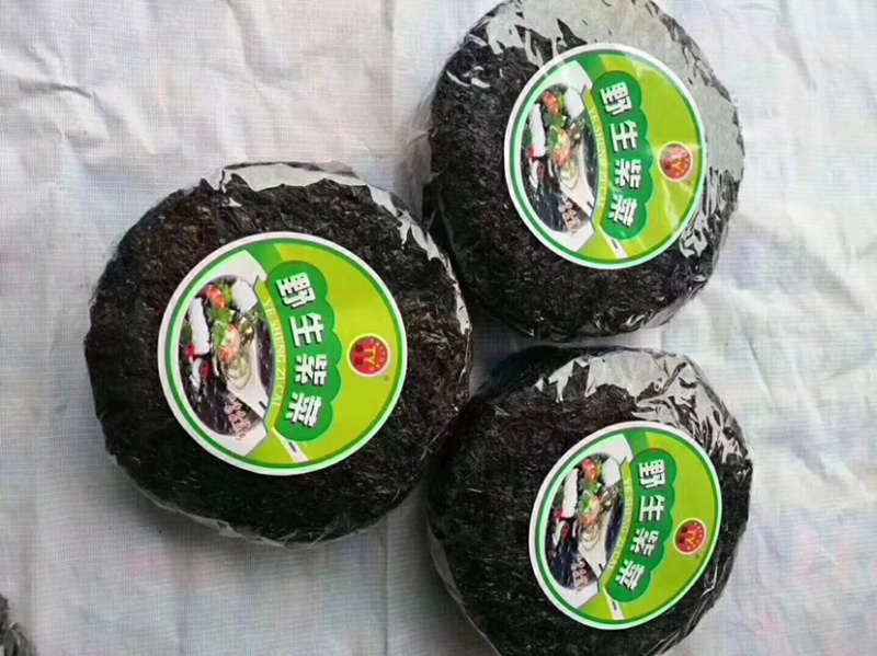 紫菜，一种带调料包，一种不带调料包，详情请咨询客服