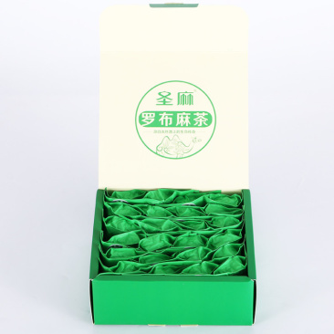 新疆喀什巴楚县圣麻牌罗布麻茶手工炒制可一件代发