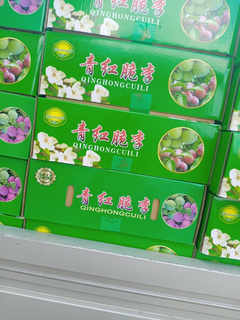 四川达州庙安脆红李口感脆甜，个头很大。现大量出售中