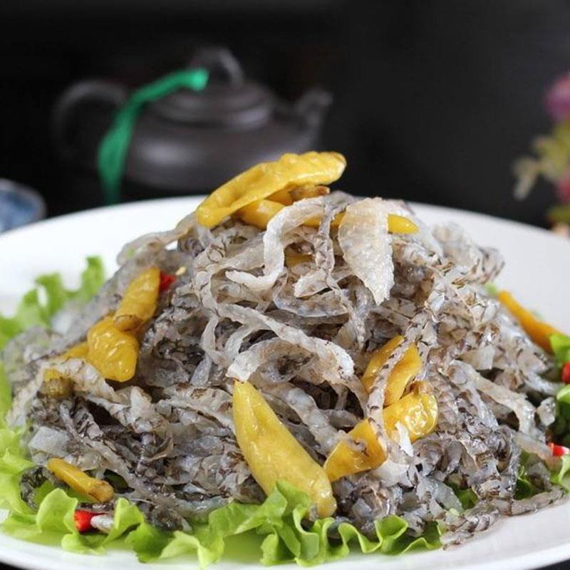 荷味泡椒鱼皮150克*50袋解冻即食，简单方便