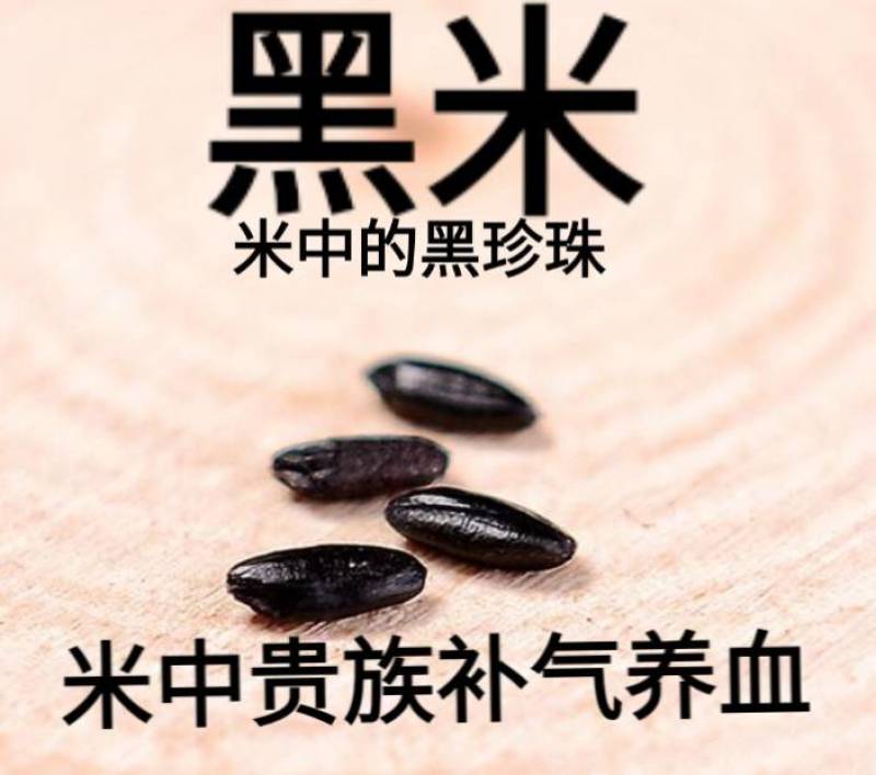 黑米东北黑米米中贵族米熬粥米逢黑必补米包邮