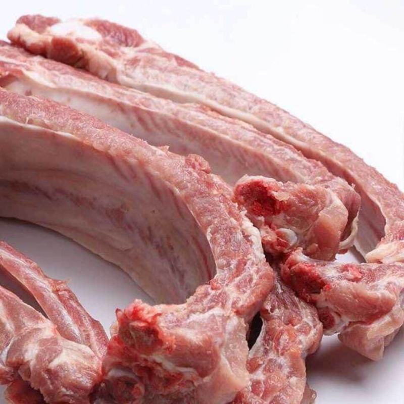 冷冻新鲜猪无颈前排猪肋排猪排骨多肉排骨条