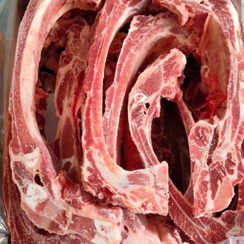 冷冻新鲜猪无颈前排猪肋排猪排骨多肉排骨条