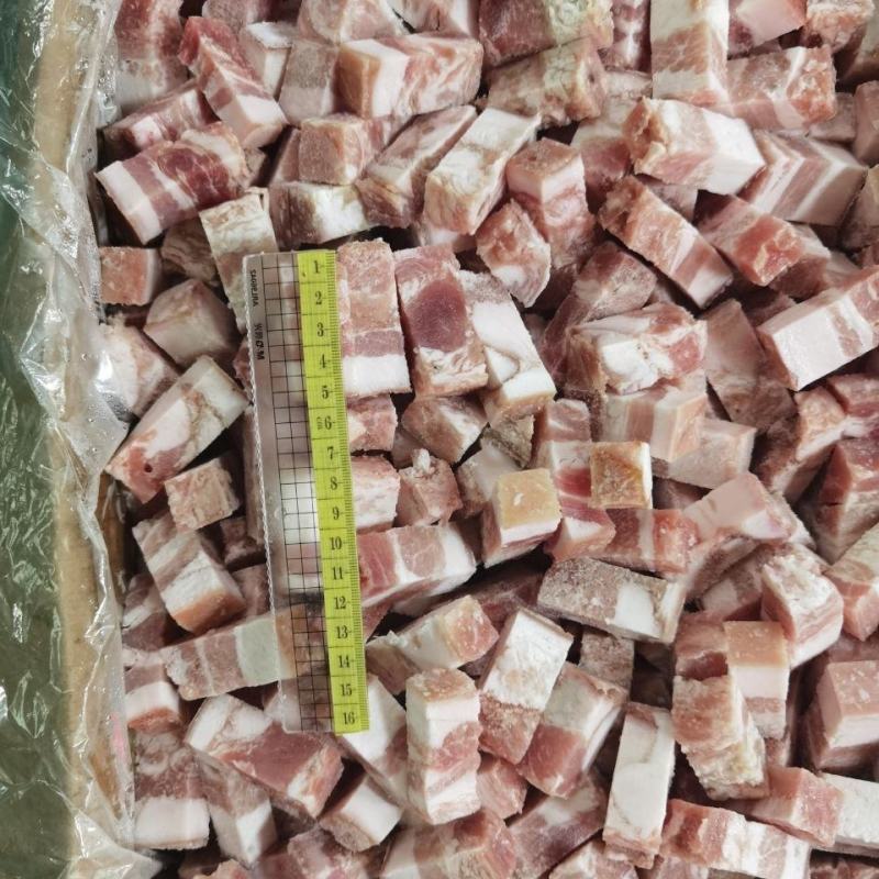 冷冻新鲜五花肉五花肉丁猪肉块五花肉片20斤食堂快