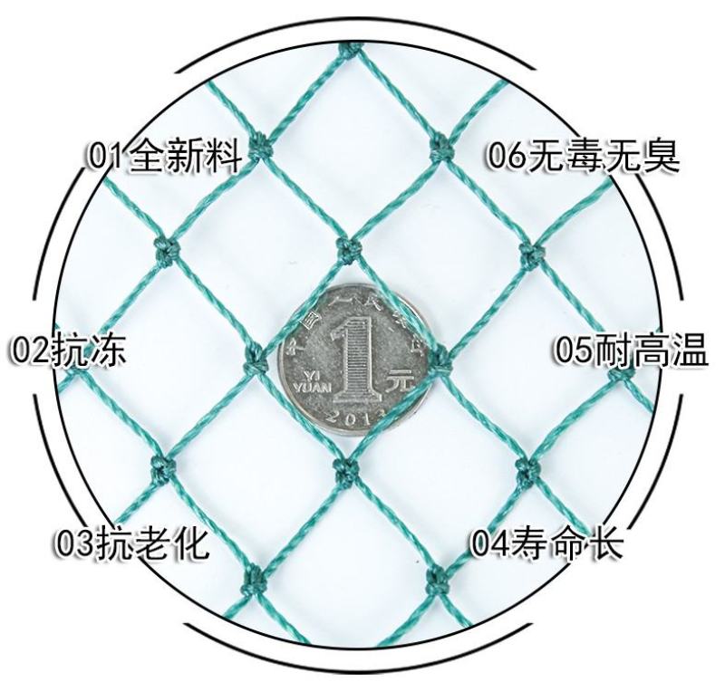 尼龙养殖养鸡网山鸡网围栏网护栏网拦鸡网菜园网防护网