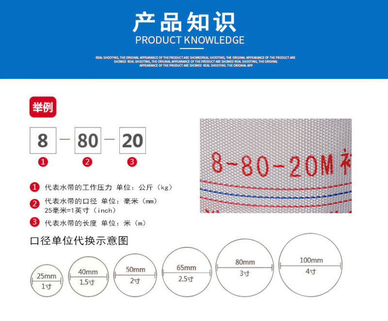 农用水带浇地灌溉软管加厚高压帆布水管包邮