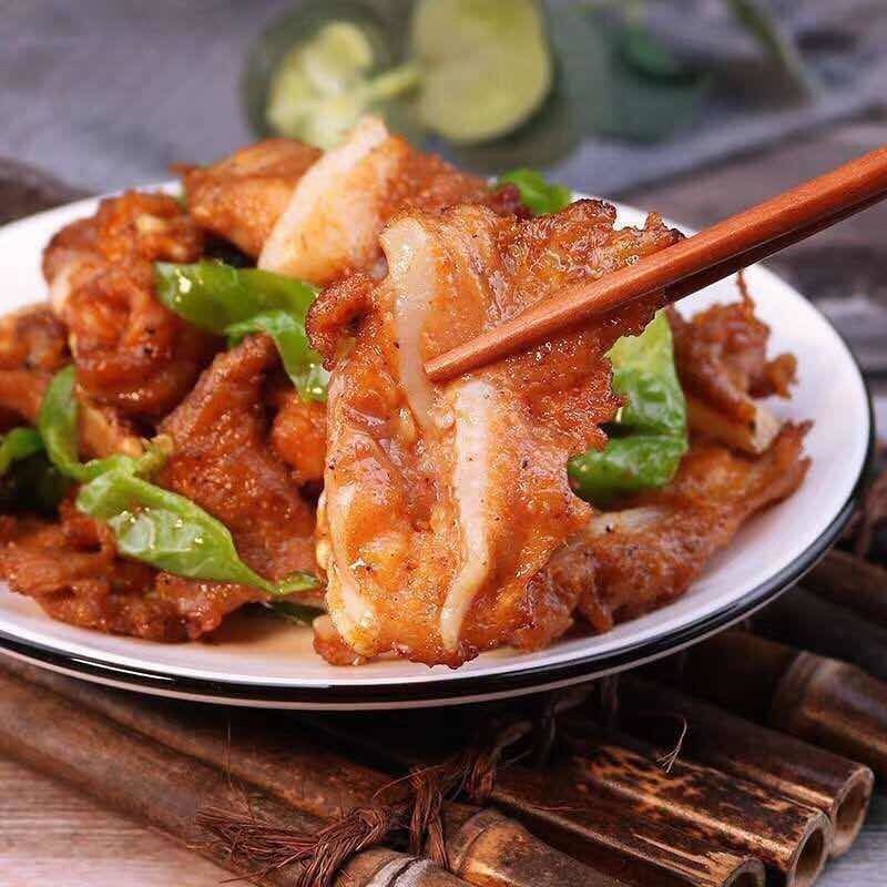 新鲜活杀猪脆骨肉猪软骨丝脆骨片生猪肉猪排骨刷肉烧烤火锅食