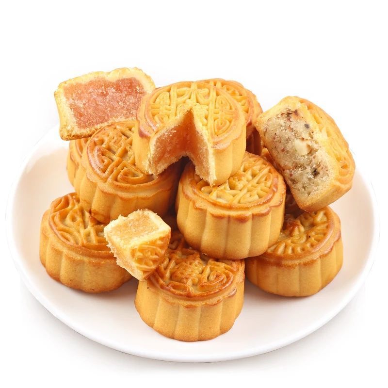 】广式迷你水果小月饼五仁等多口味软皮中秋月