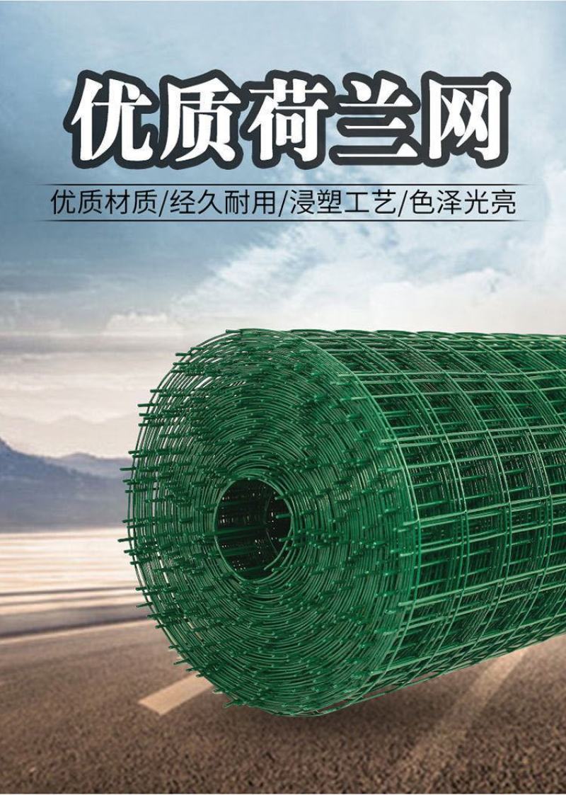 30米一卷铁丝网围栏养殖网养鸡网栅栏护栏防护网荷兰网包邮