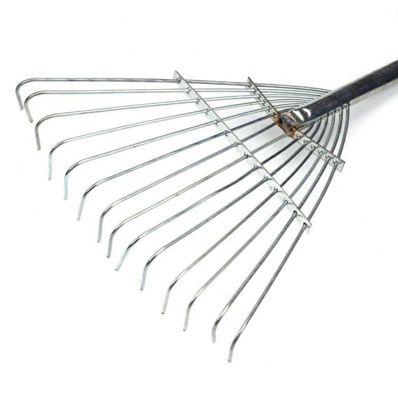 钢丝耙14齿园艺园林工具农具专用耙子搂草筢子塑料