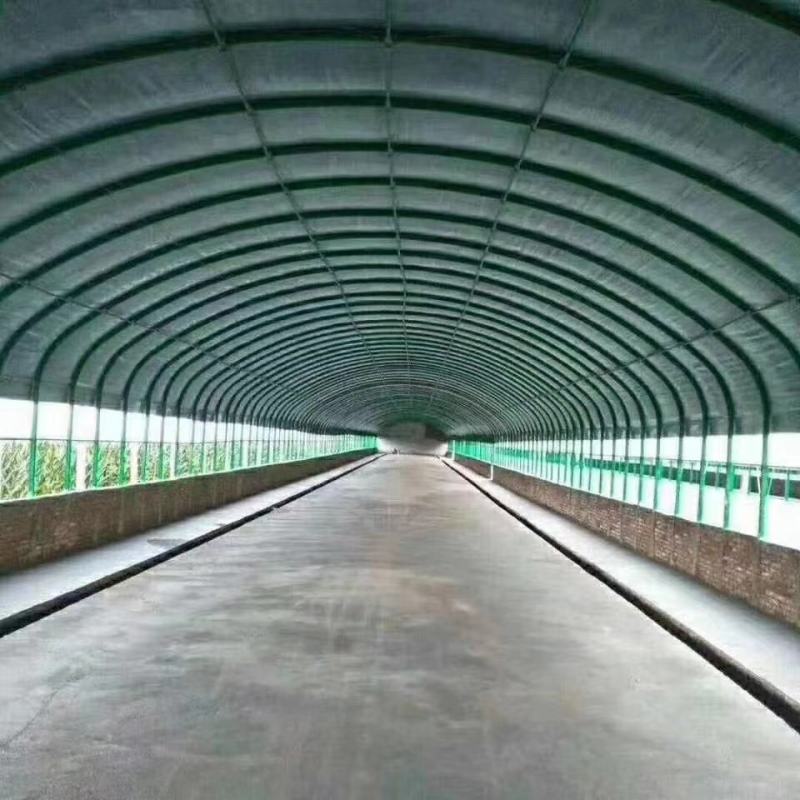 包塑椭圆管养植大棚始用寿命长达30年，工期短，价格低