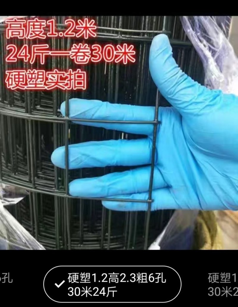 硬塑铁丝网围栏养鸡网养殖网鱼塘铁网栅栏钢丝网果园隔离网防