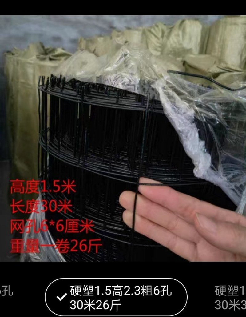硬塑铁丝网围栏养鸡网养殖网鱼塘铁网栅栏钢丝网果园隔离网防
