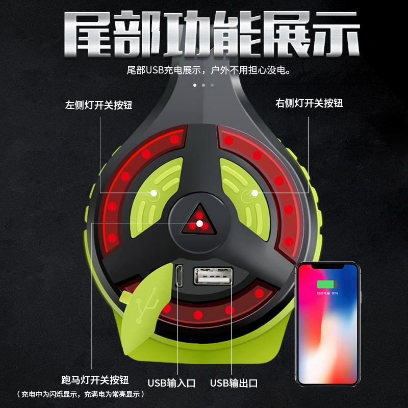 强光手电筒可充电超亮多功能远射户外防水家用巡逻手提探照灯