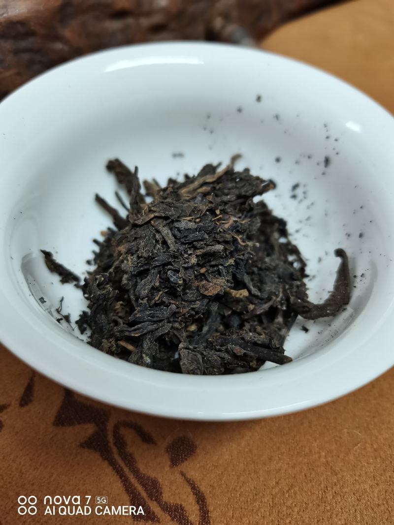 广西梧州六堡茶2008年虫屎茶砖（250克）