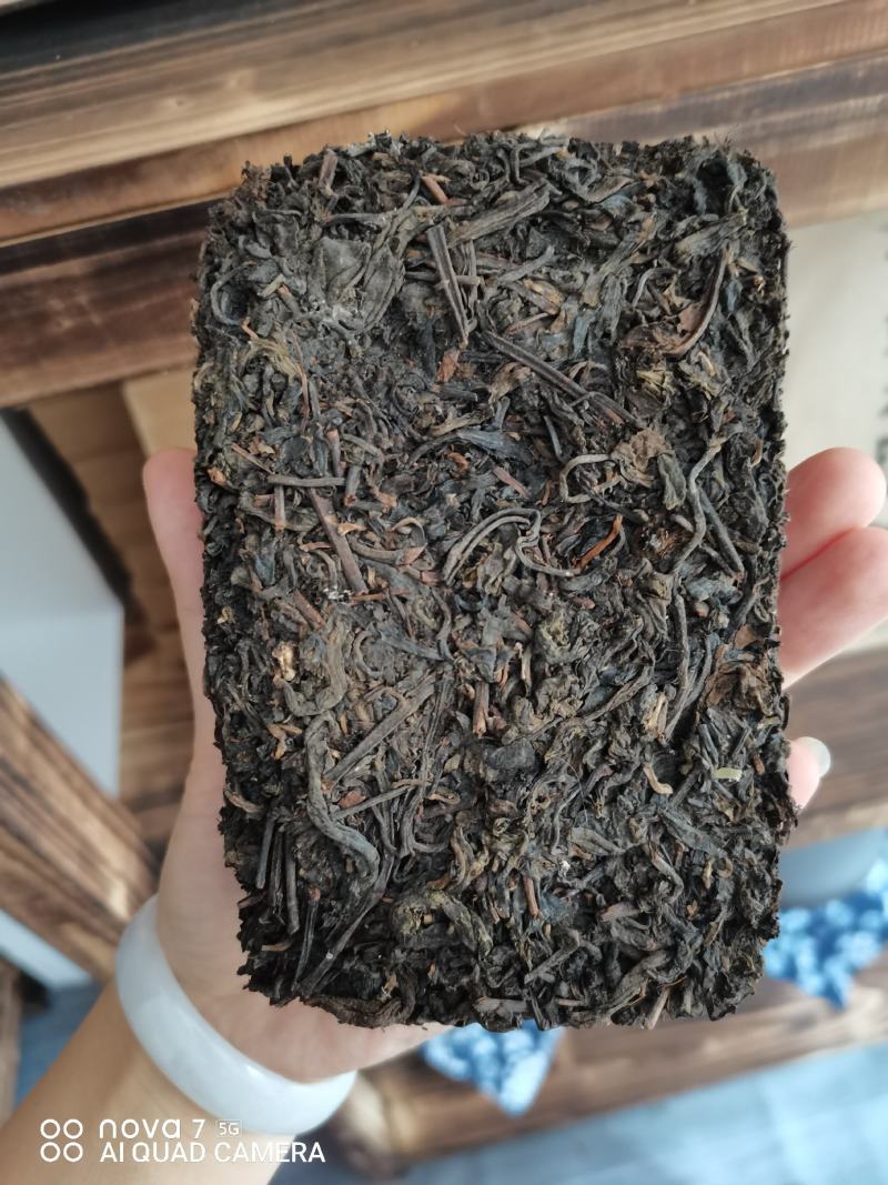 广西梧州六堡茶2008年虫屎茶砖（250克）