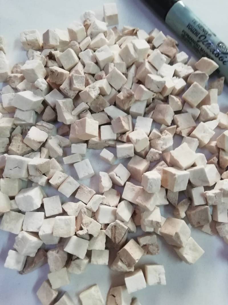 野生白茯苓，手工切块自然晒干无硫食中药材