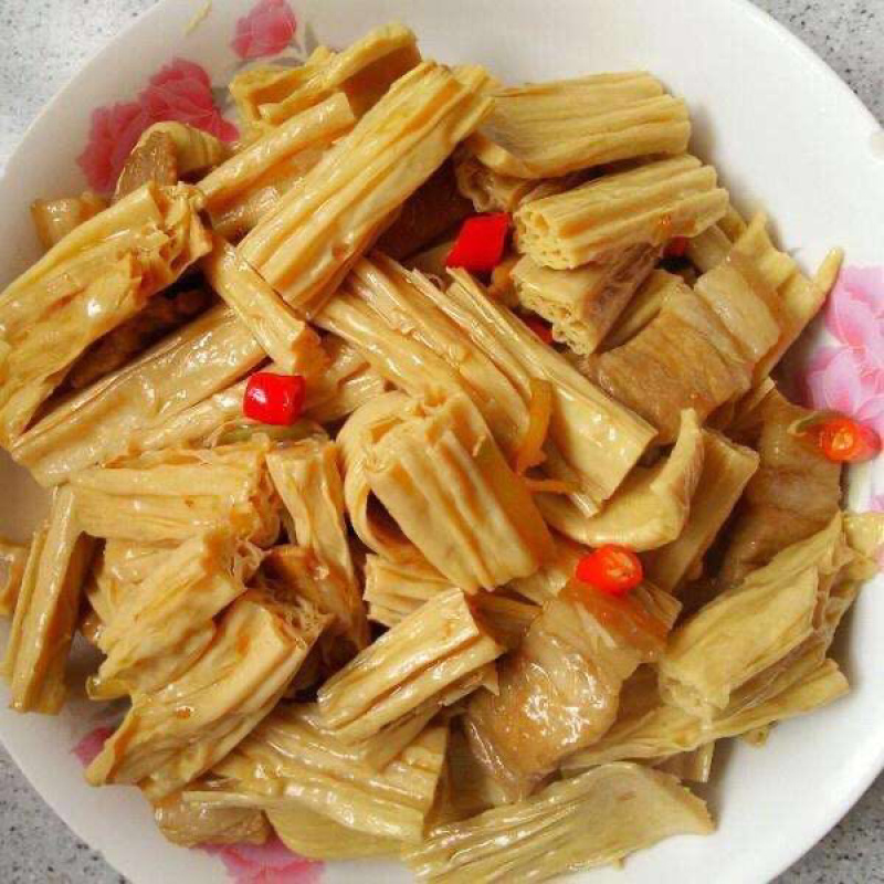 黄大豆香口感纯正的纯手工放心腐竹