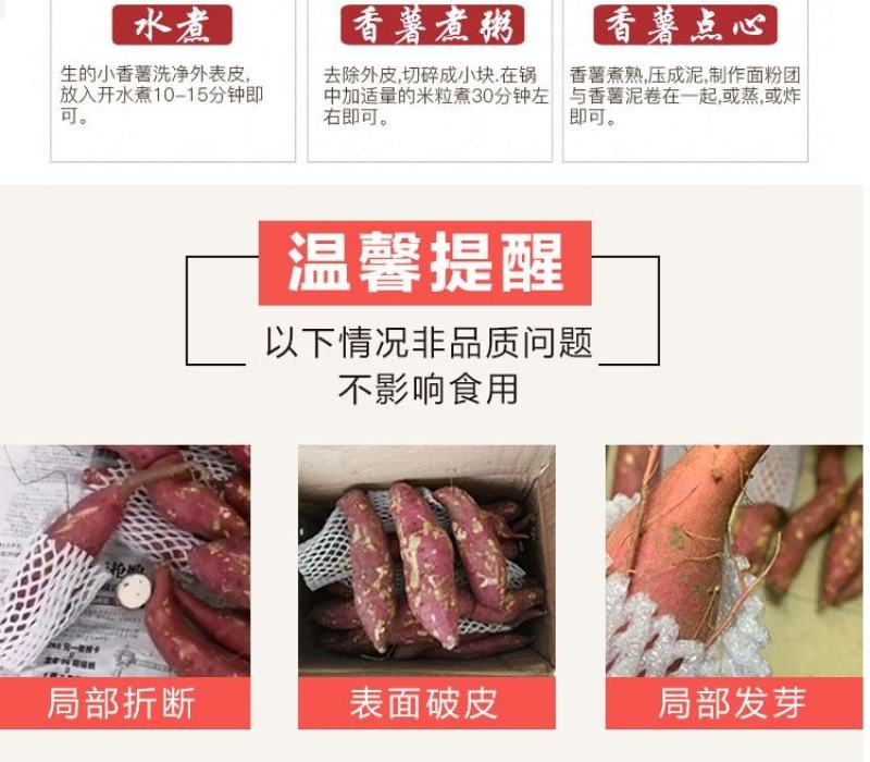 白心板栗薯新鲜农家自种沙地红薯粉糯干面甜香薯山芋地瓜番薯