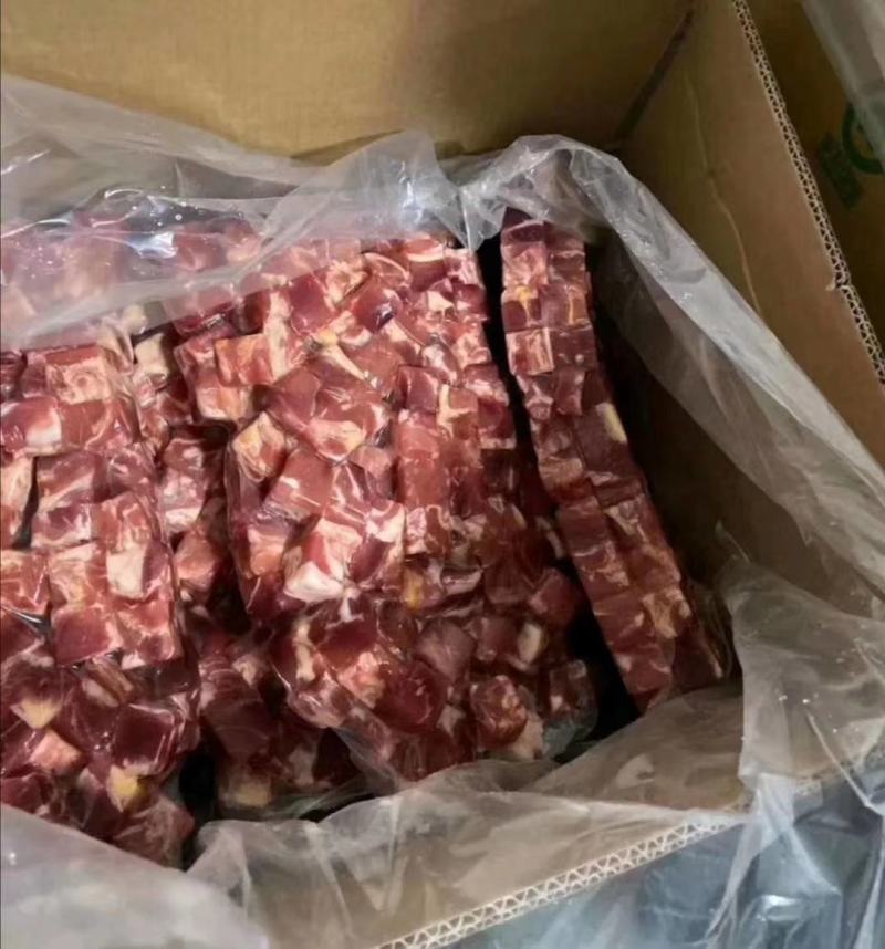 牛肉粒不碎不散瘦度高现货供应烧烤必备