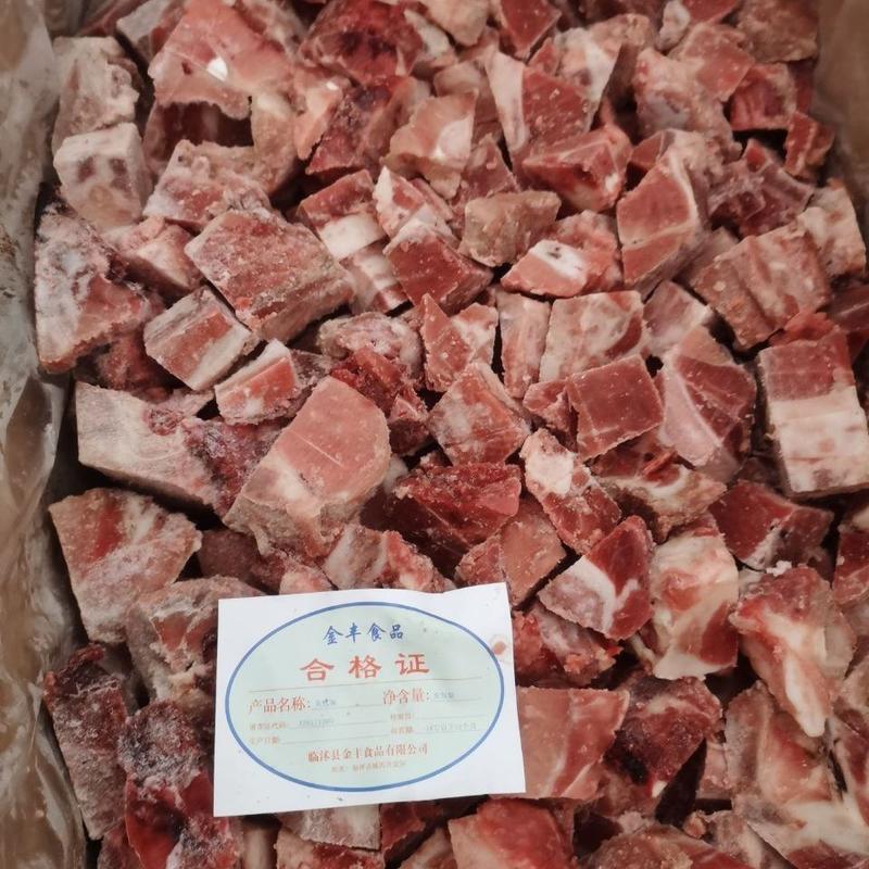 生鲜冷冻猪排骨猪排骨粒净重20斤快餐食堂饭店食材厂家