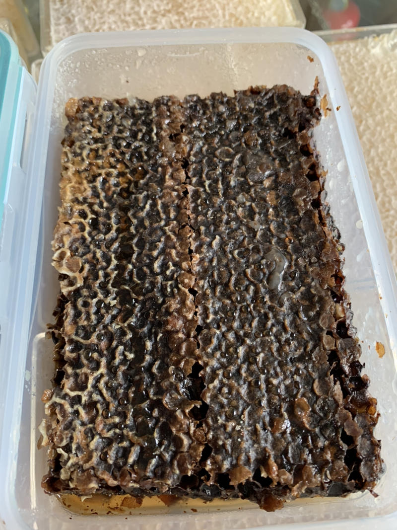 蜂巢蜜500克可以嚼着吃的蜂巢蜜蜂场直销