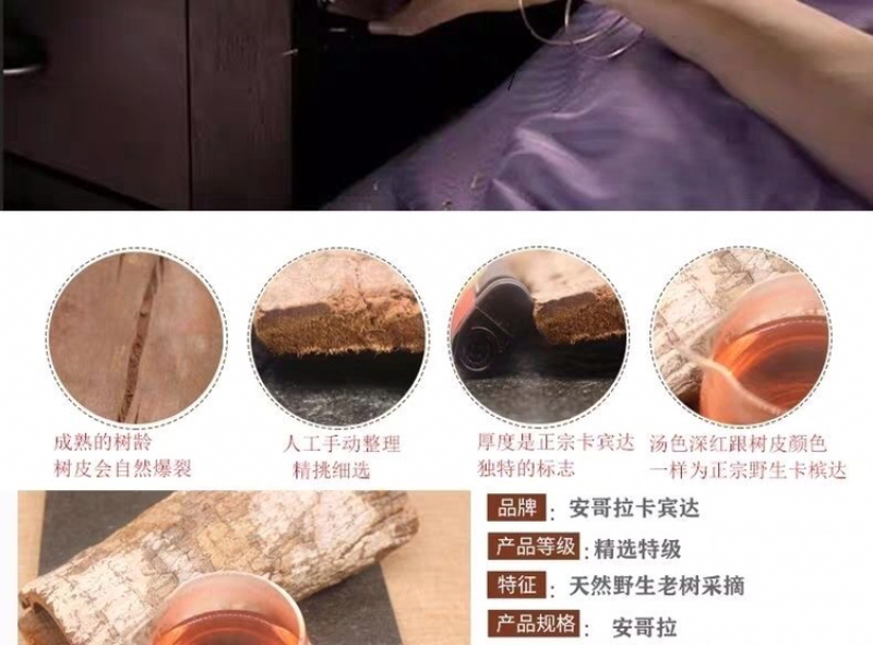 卡宾达树皮正宗非洲卡宾达树皮安哥拉树皮正品非洲