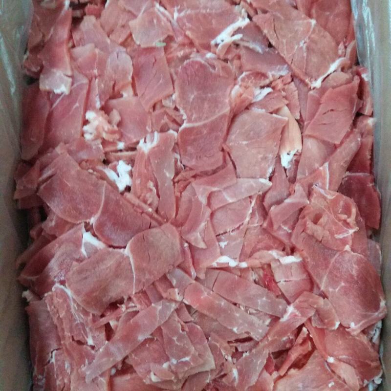 瘦肉片冷冻新鲜肉片精瘦肉片猪肉片瘦肉条整箱20斤