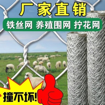 牛羊网围栏拧花网石笼网防撞网果园围网护坡养殖