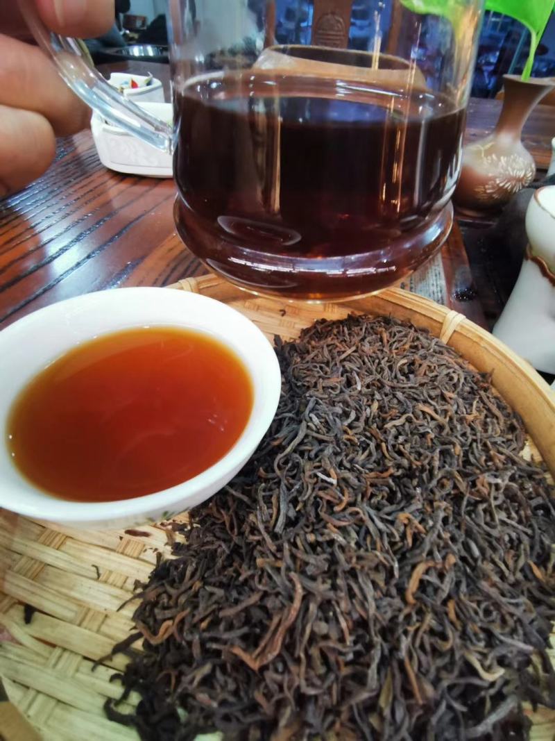 正宗原种六堡茶十年金花，陈茶剩四斤