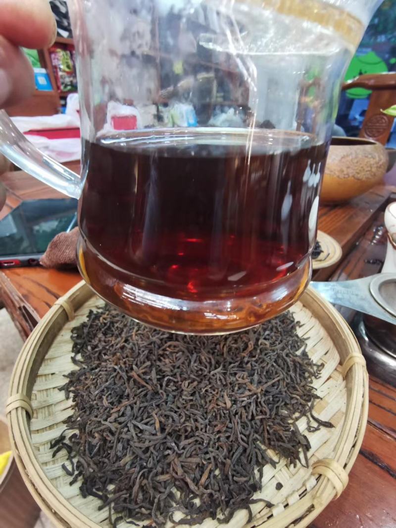 正宗原种六堡茶十年金花，陈茶剩四斤