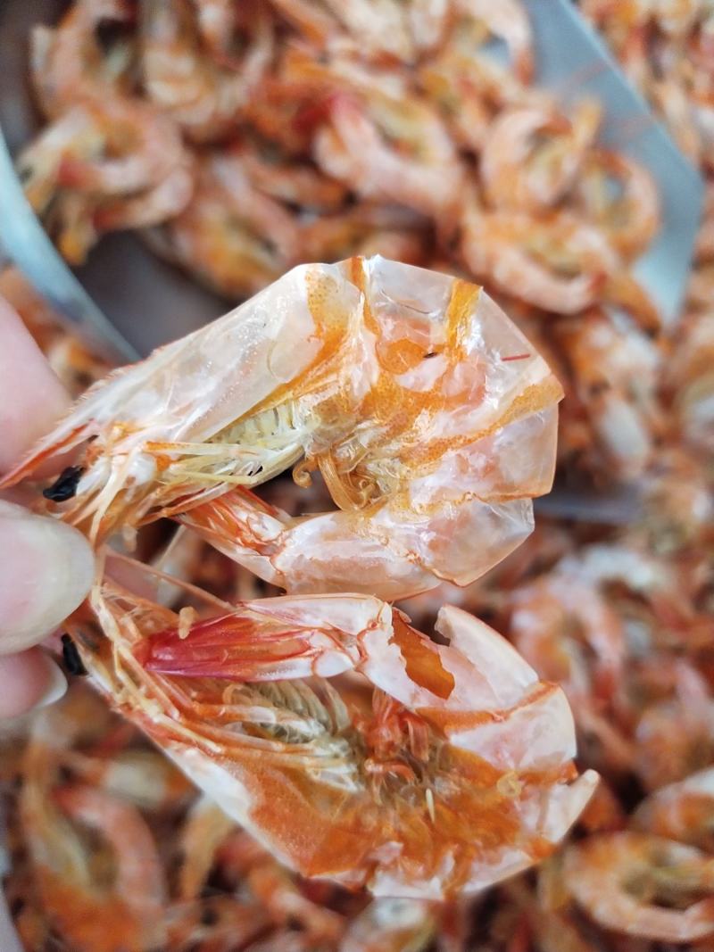 烤虾白虾虾干35条烤虾海鲜干货干货即食虾干
