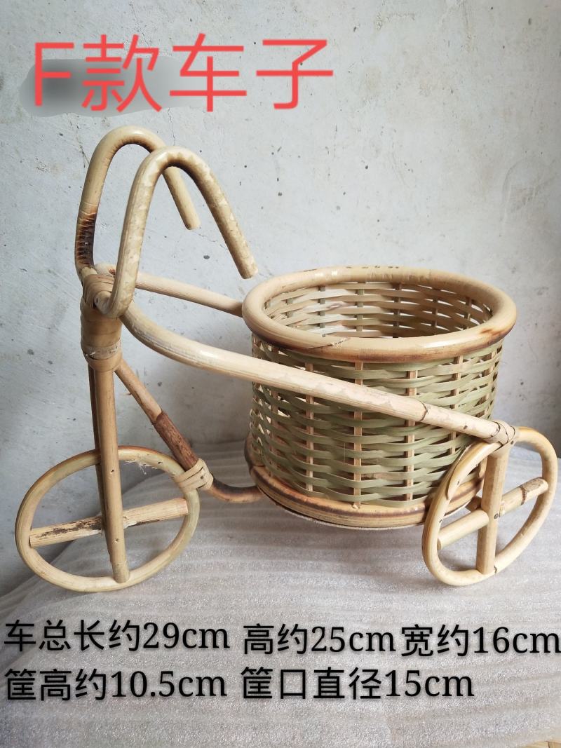 纯手工竹制品竹编水果篮竹编花瓶晾晒干货簸箕圆形米捞摆件