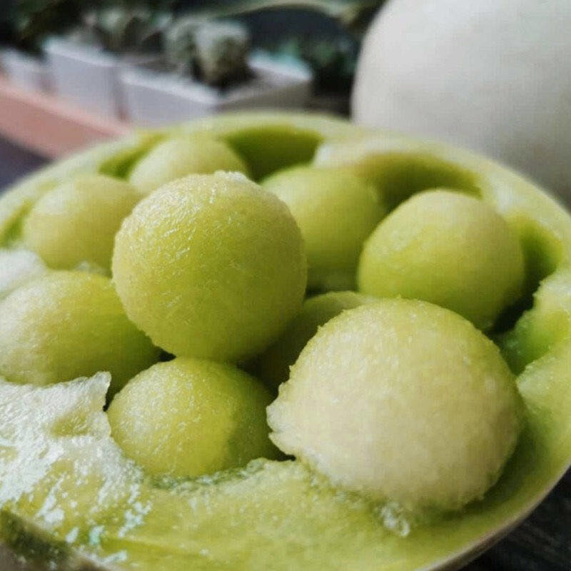 现摘玉菇甜瓜10斤香瓜新鲜包邮绿肉糯甜冰淇淋白兰瓜蜜瓜